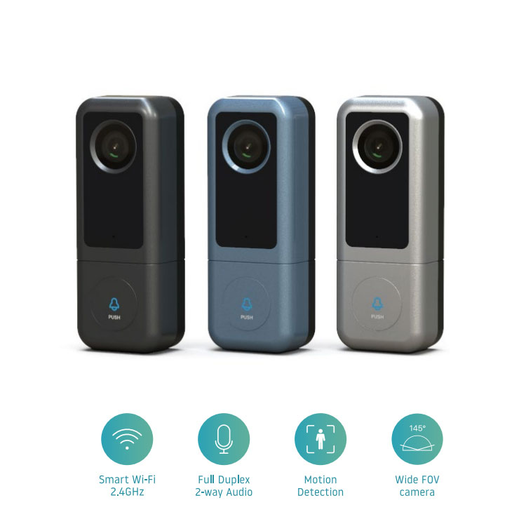 Tuya Smart Doorbell Solar Powered Battery Security Cameras